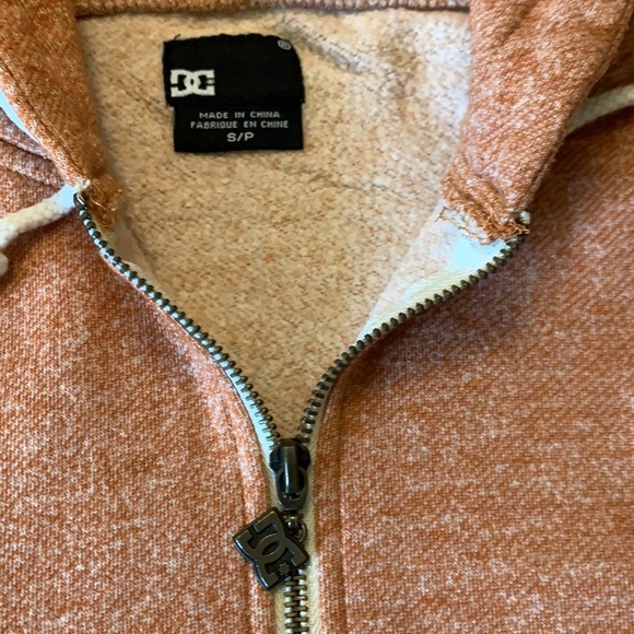 Men’s S DC Orange S Zip-up Hoodie - Picture 4 of 4